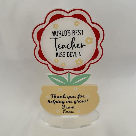 Flower Pot Teacher Gift