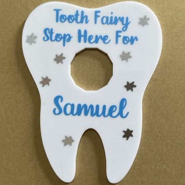 Personalised Tooth Fairy Coin Holder