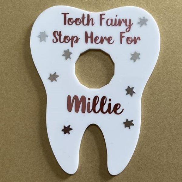 Personalised Tooth Fairy Coin Holder